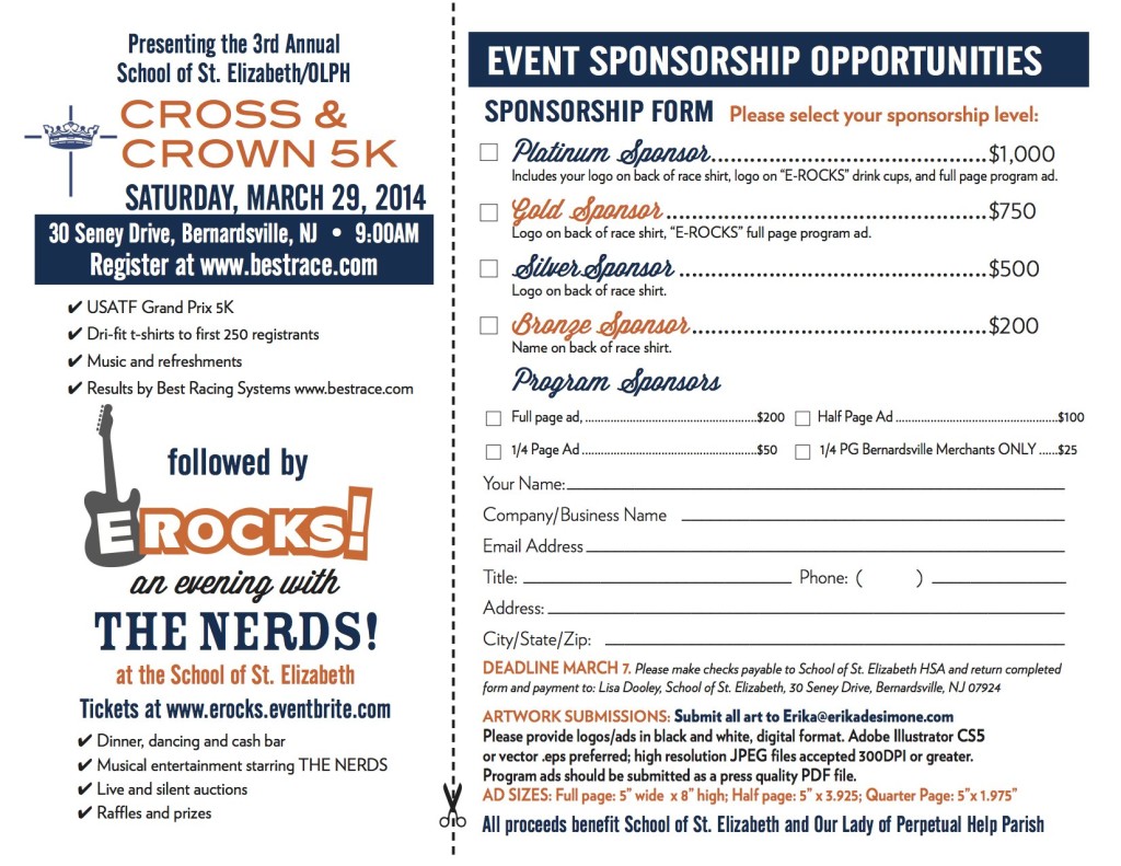 Cross&Crown5K_EROCKS_Sponsor_Form_2014